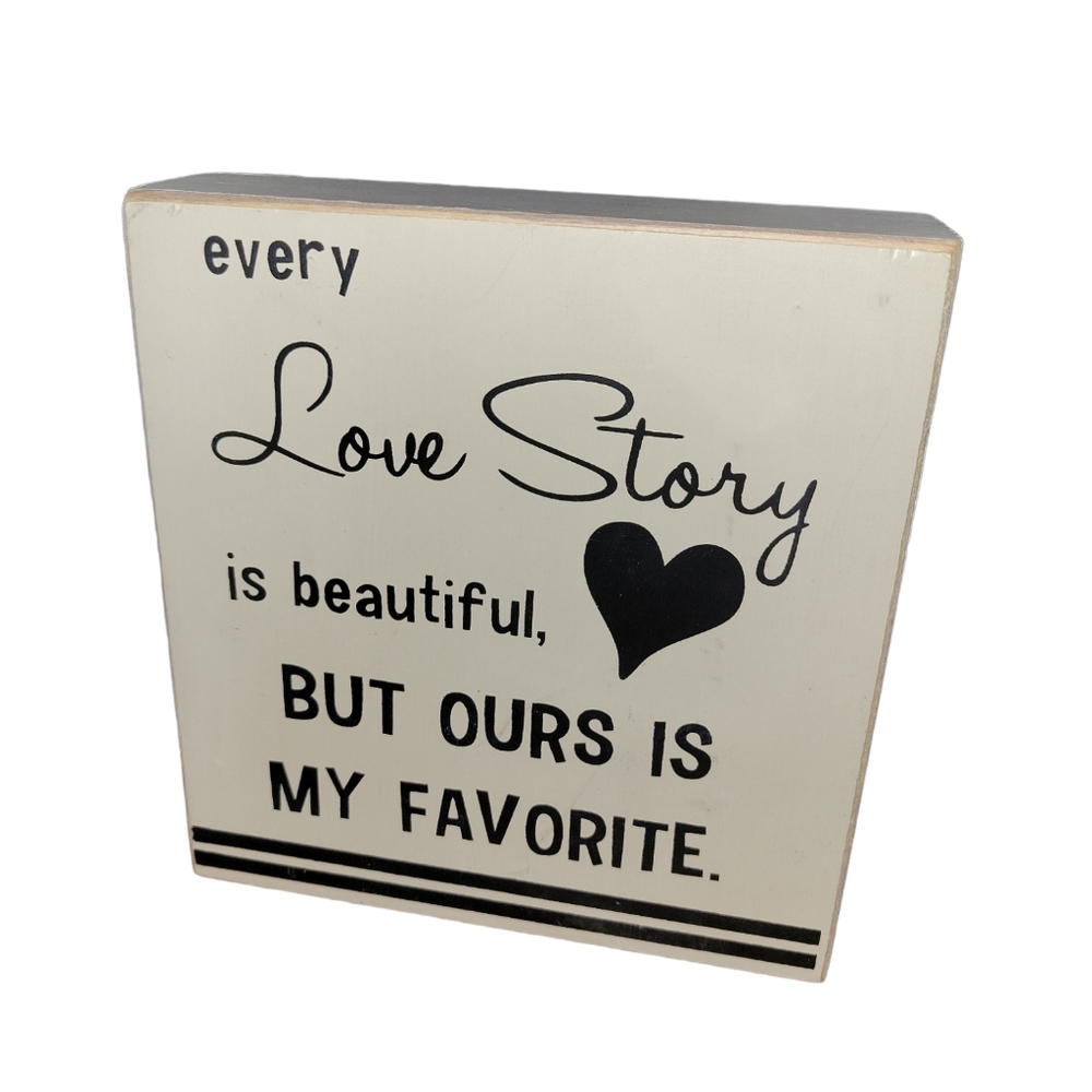 Small wood sign decor